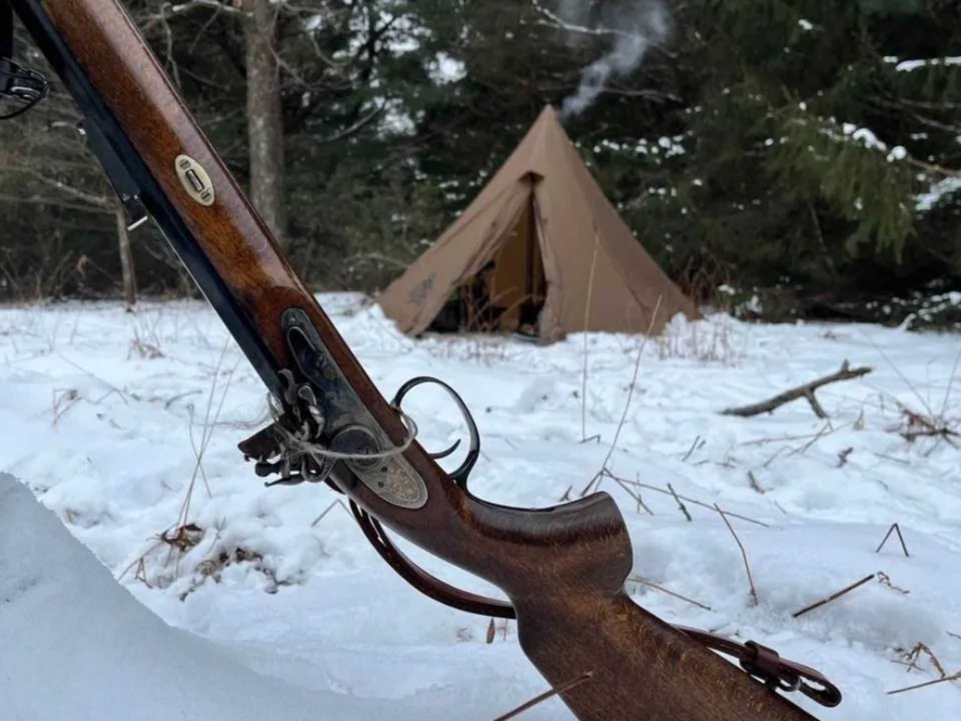 燧发枪狩猎,帐篷露营和烹饪