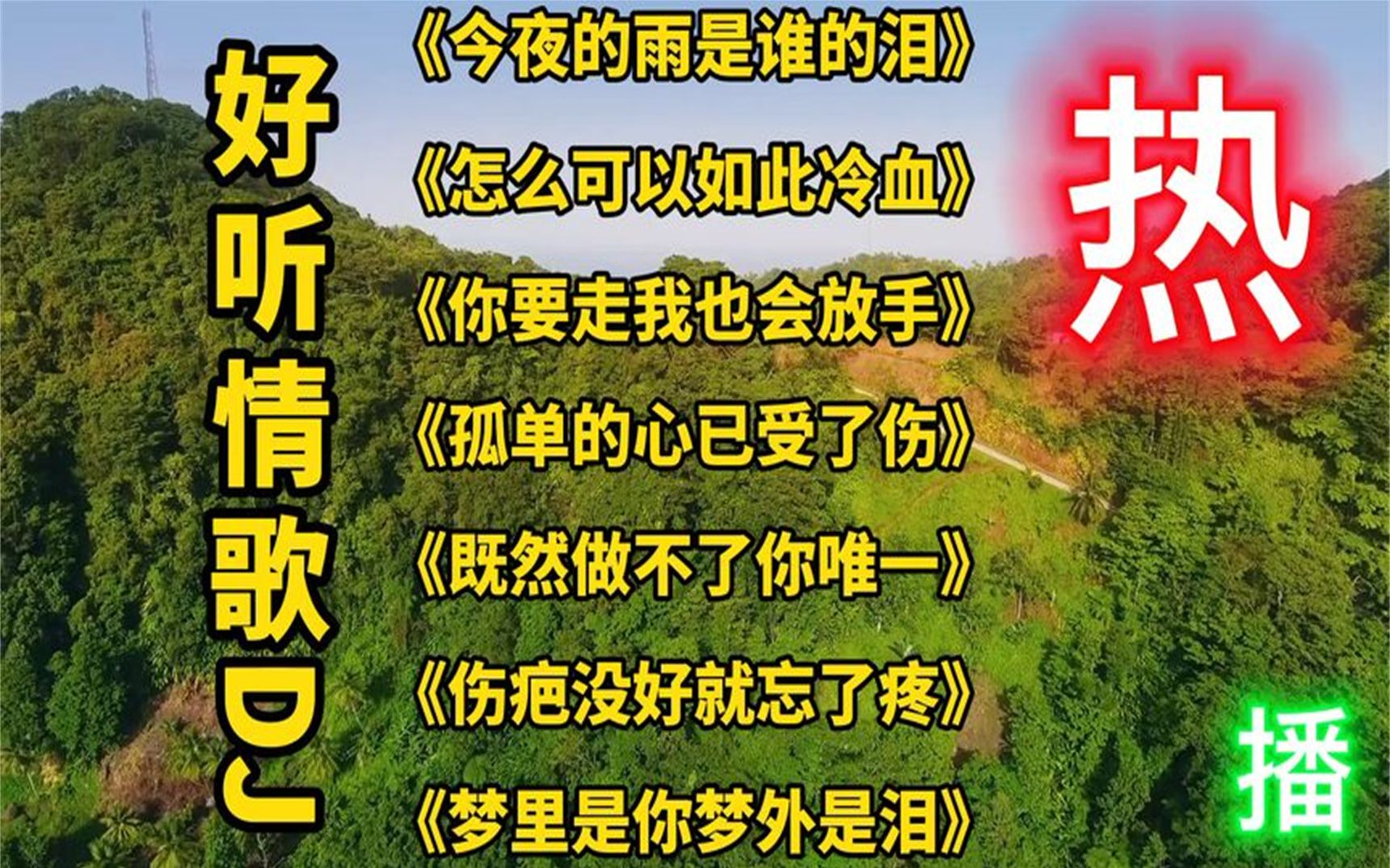 [图]2022火爆伤感DJ情歌《梦里是你梦外是泪》《你要走我也会放手》