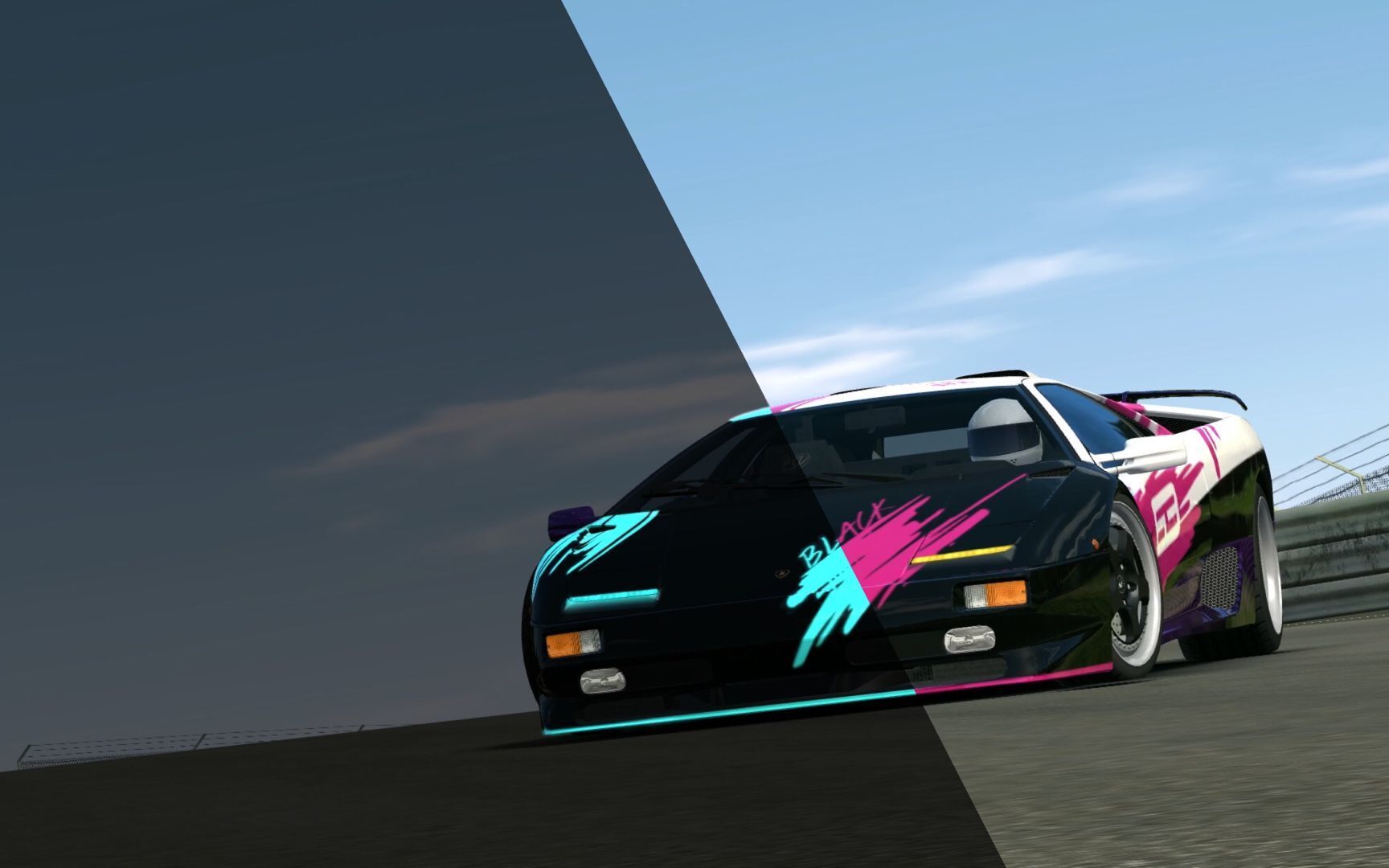 兰博基尼 diablo sv"白昼/黑夜"主题涂装_哔哩哔哩 (゜-゜)つロ 干杯