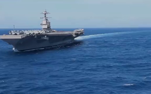 4k超清美国核动力cvn-78航母福特级航空母舰(uss gerald r.