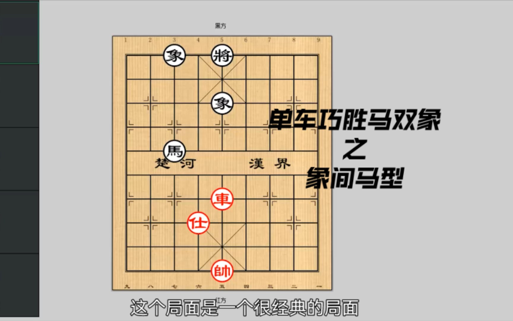 不和不和我不和!单车对马双象巧胜型干货讲解【网课实录】
