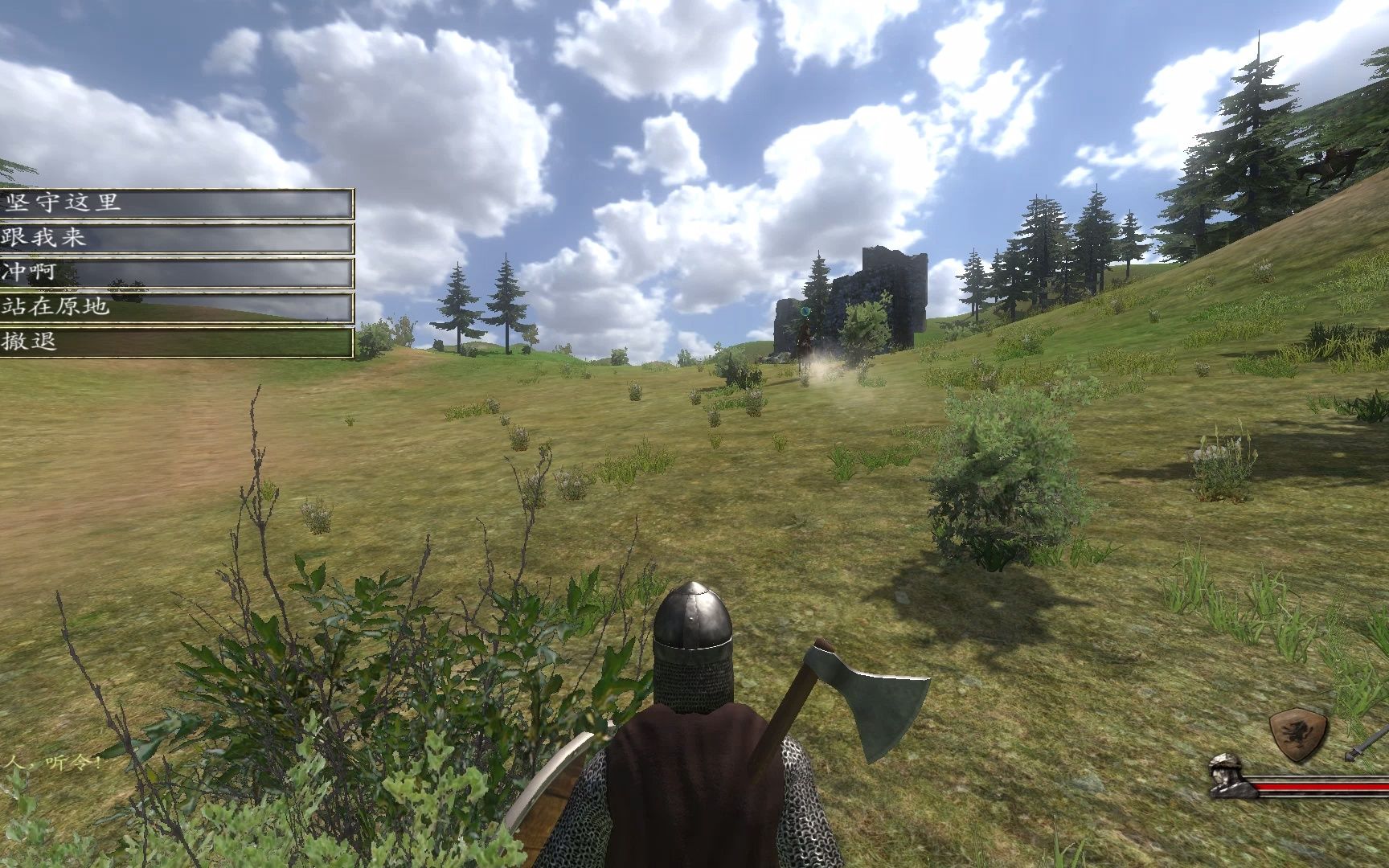 骑马与砍杀战团原版诺德骑兵vs罗多克骑兵没打任何mod原版的骑兵