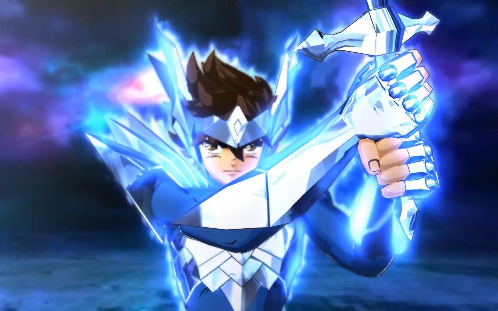 圣斗士星矢:奥丁神斗衣星矢全技能展示,神剑可斩断一切邪恶