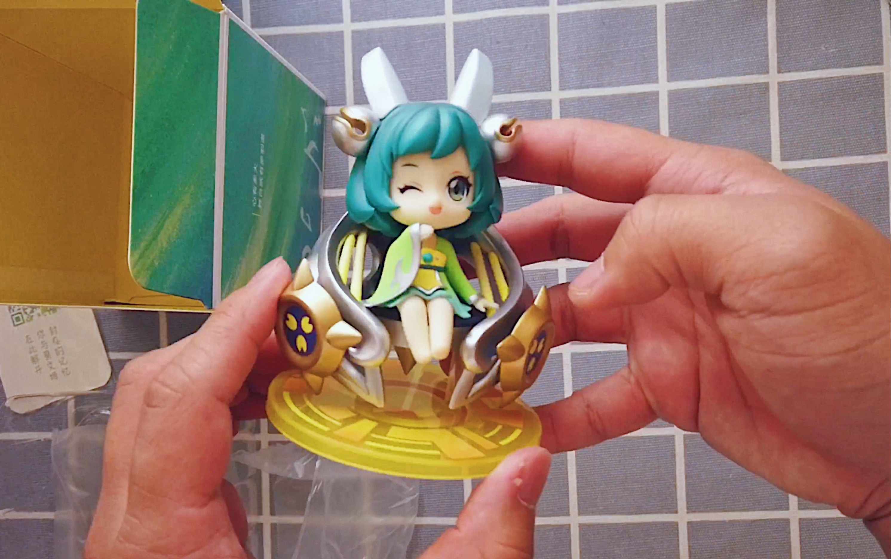 蔡文姬q版腾讯官方手办开箱测评萌到老夫的少女心