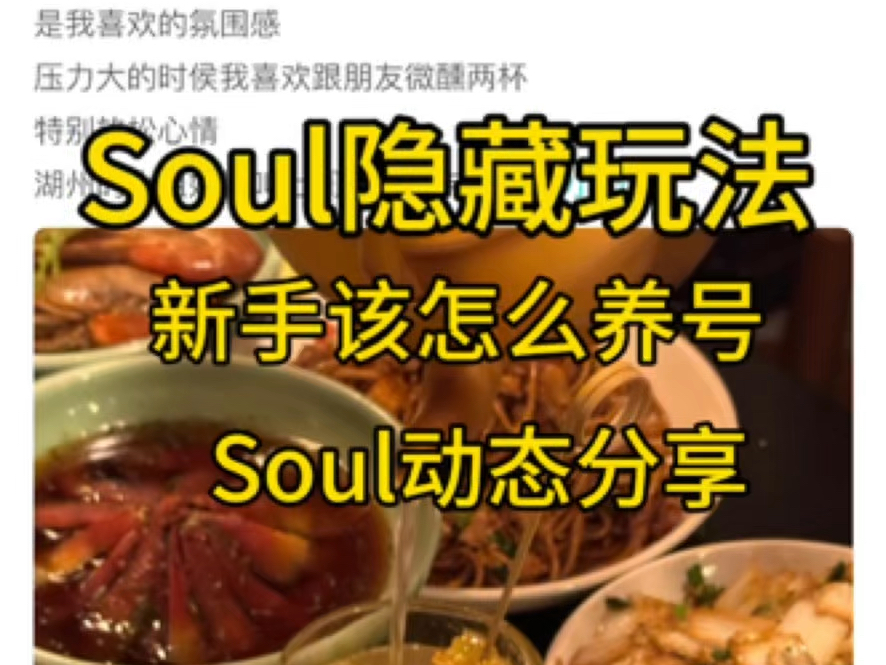 Soul隐藏玩法,新手该怎么养号,Soul动态分享哔哩哔哩bilibili