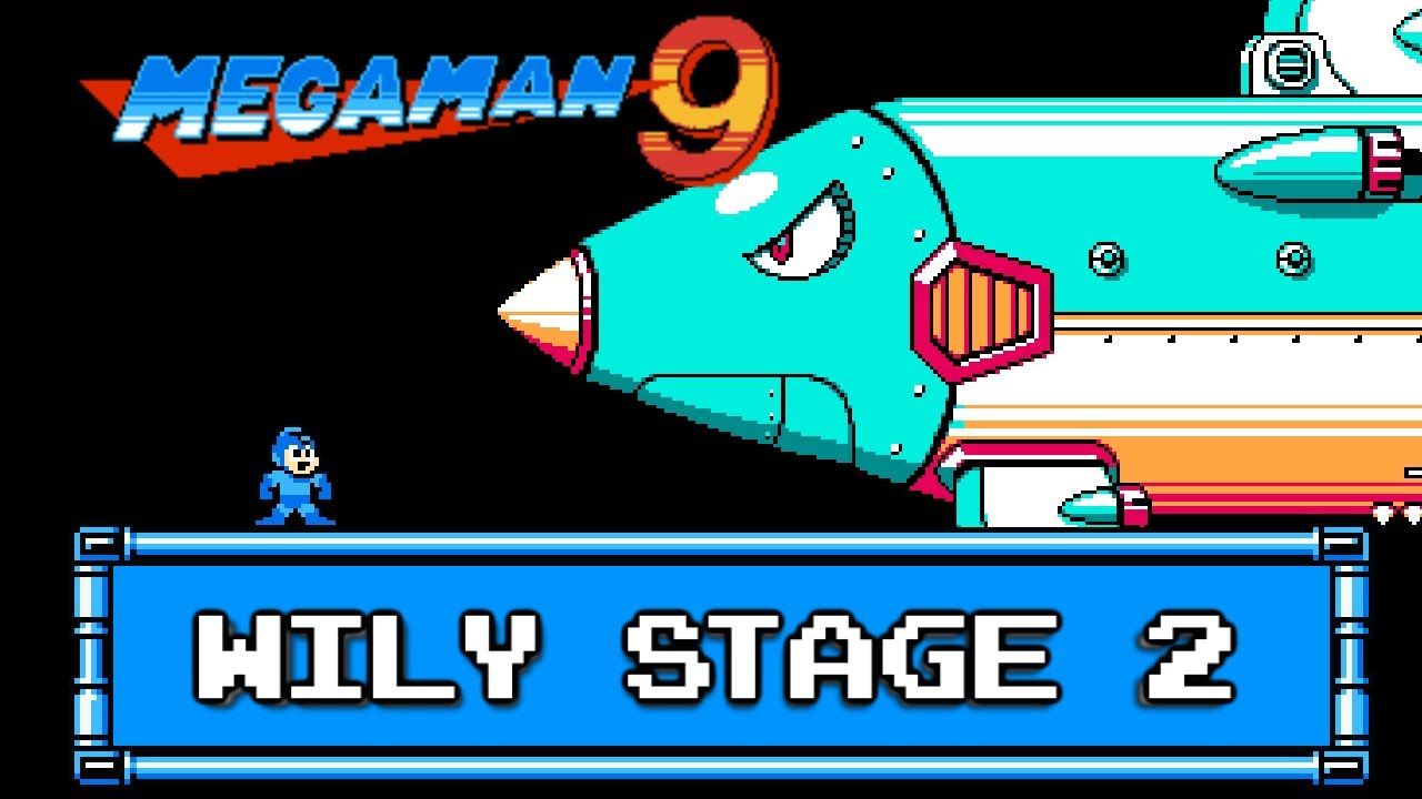 【wii洛克人9】全程无伤练习:城堡二