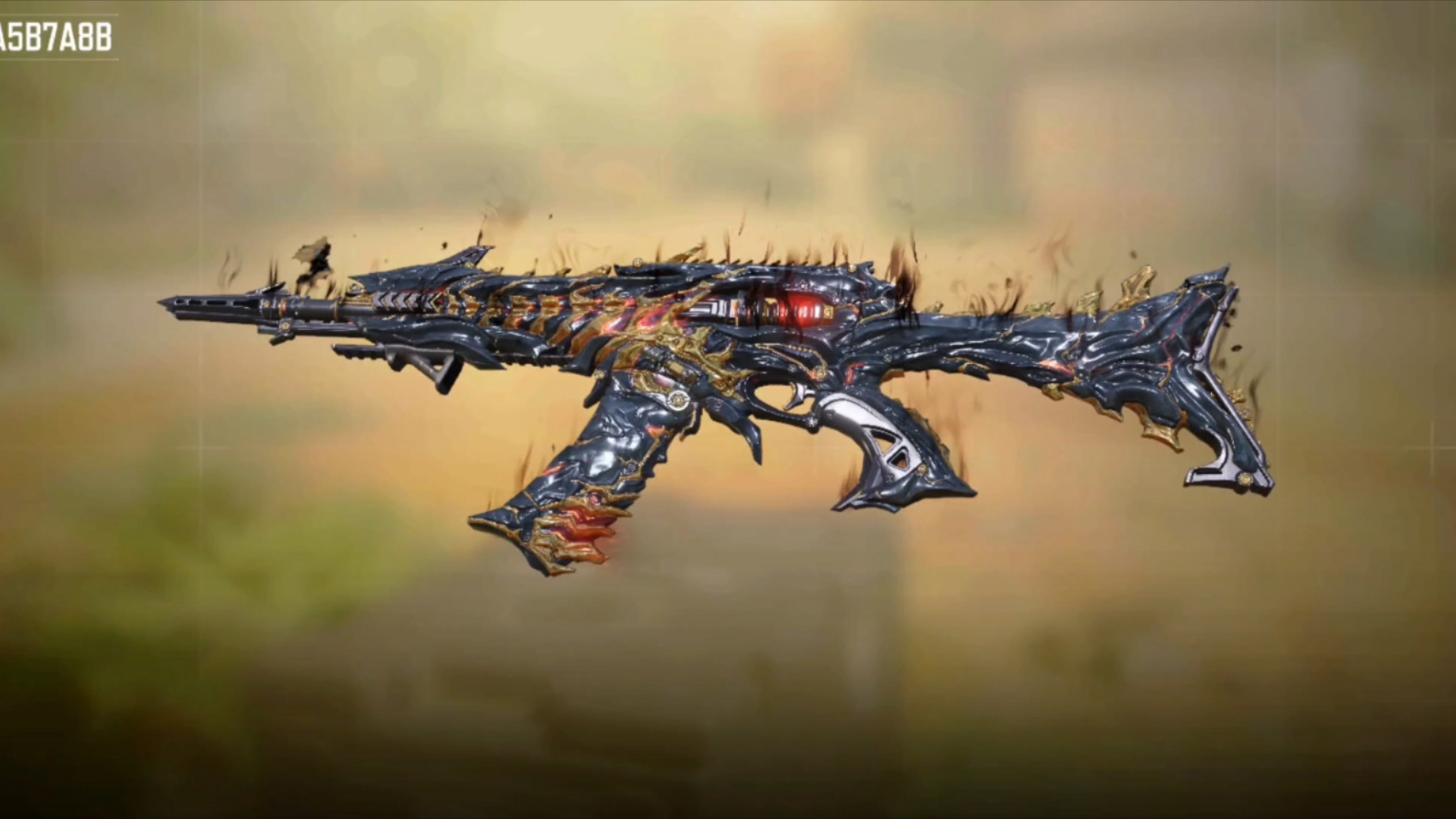 新神话幽灵转盘kn44灼火套皮展示,寒鸦和灼火的机瞄对比,选择困难症了