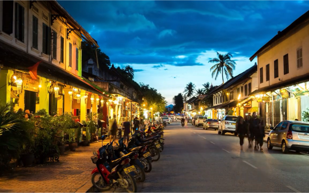 澜沧国之都,老挝佛教胜地琅勃拉邦(luang prabang)之景