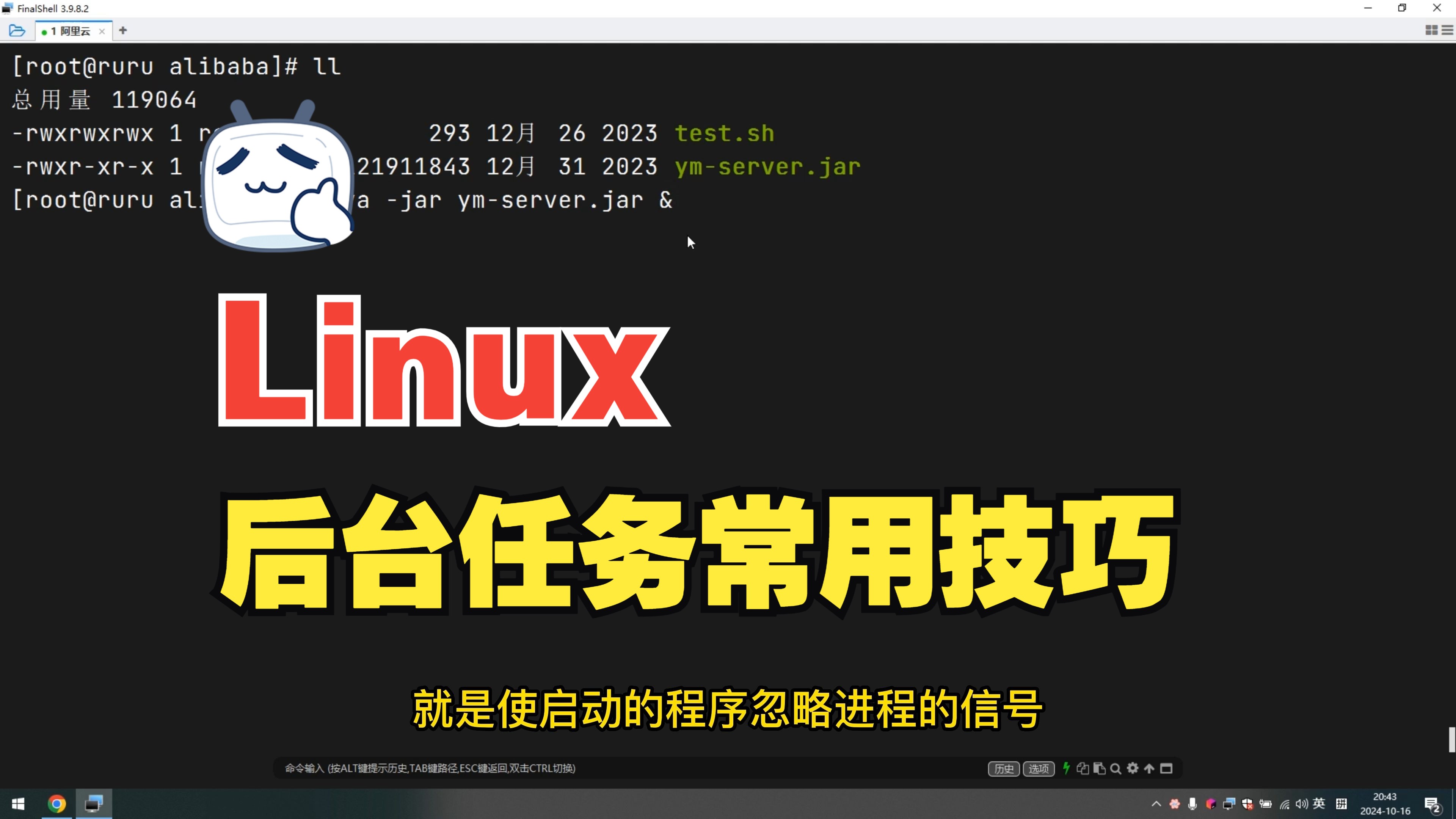 Linux后台任务常用技巧~