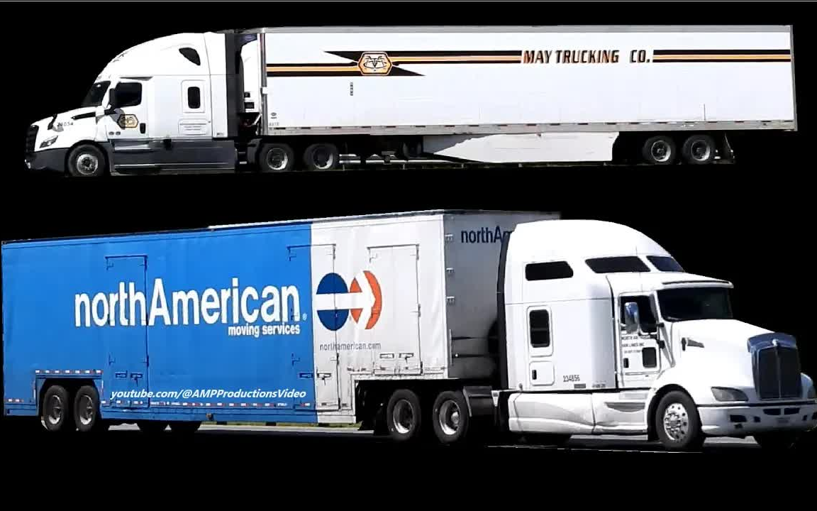 【北美卡车】【amp productions】白色 kenworth t600 北美 五月