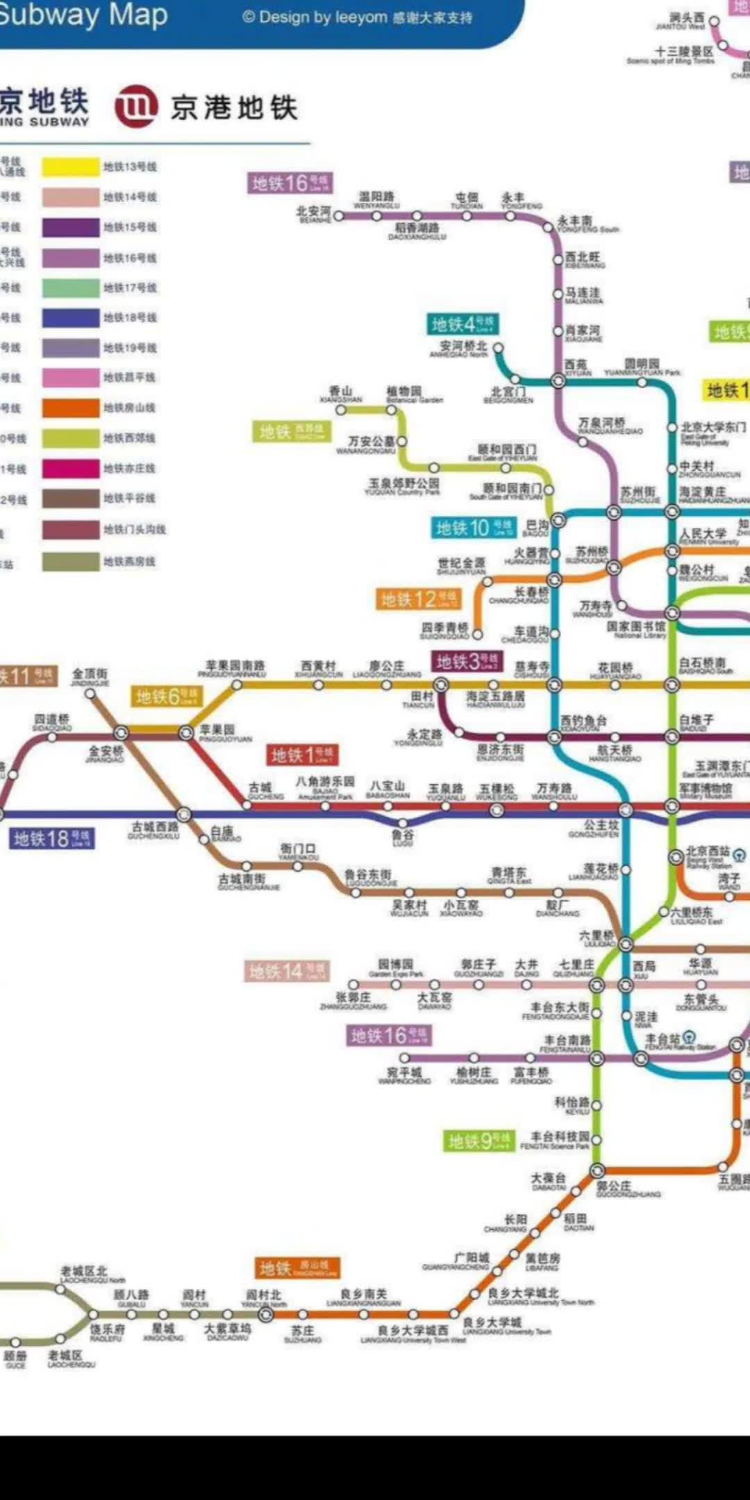 北京地铁终极线路图,2026哔哩哔哩bilibili