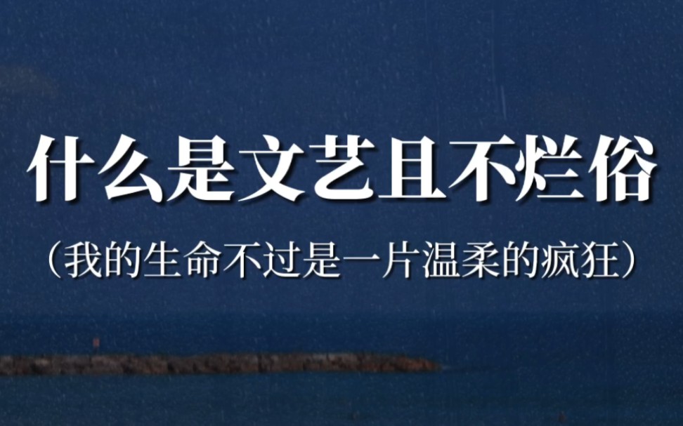 [图]“走得突然，我们来不及告别，这样也好，因为我们永远不告别”‖什么是文艺且不烂俗