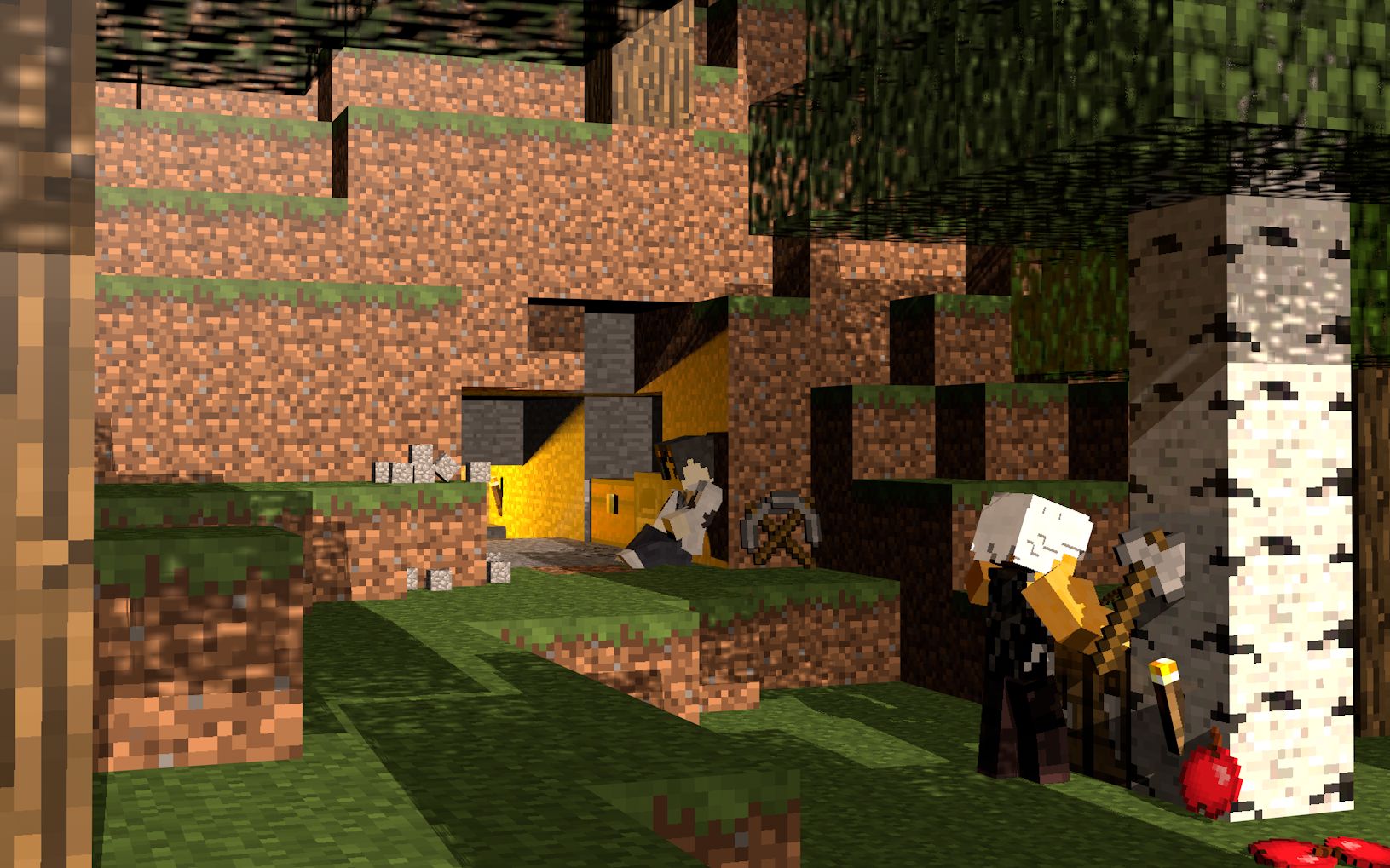 夕阳and奶牛の虚无世界①:某up被怪物吊打并吓出心脏病_哔哩哔哩 (゜