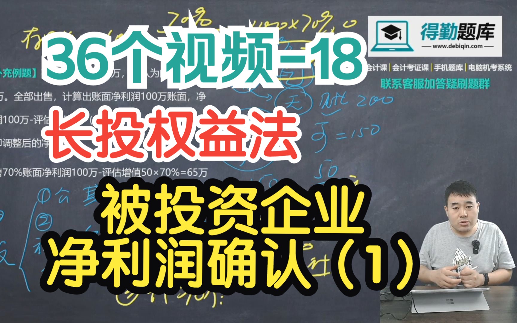 长期股权投投资后续计量之权益法(第二步:投资收益的确认[1])账务处理(36个视频第18个)哔哩哔哩bilibili