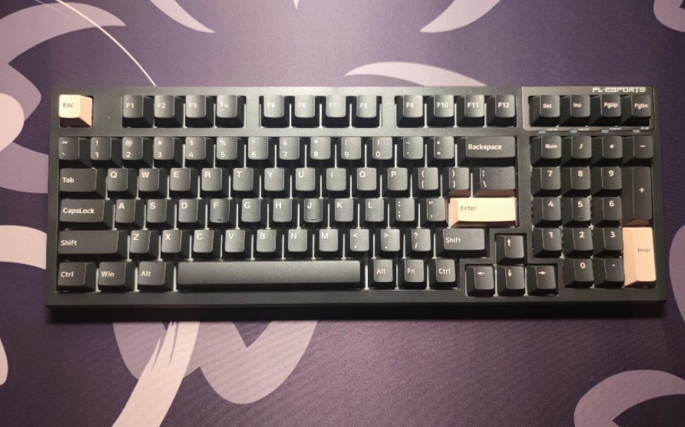 腹灵fl980 rosa轴 晚樱dark 打字音测试