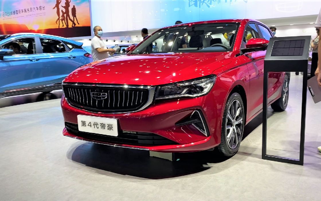 2022款吉利帝豪车展实拍,外观内饰静态体验后,买不买自己看着办