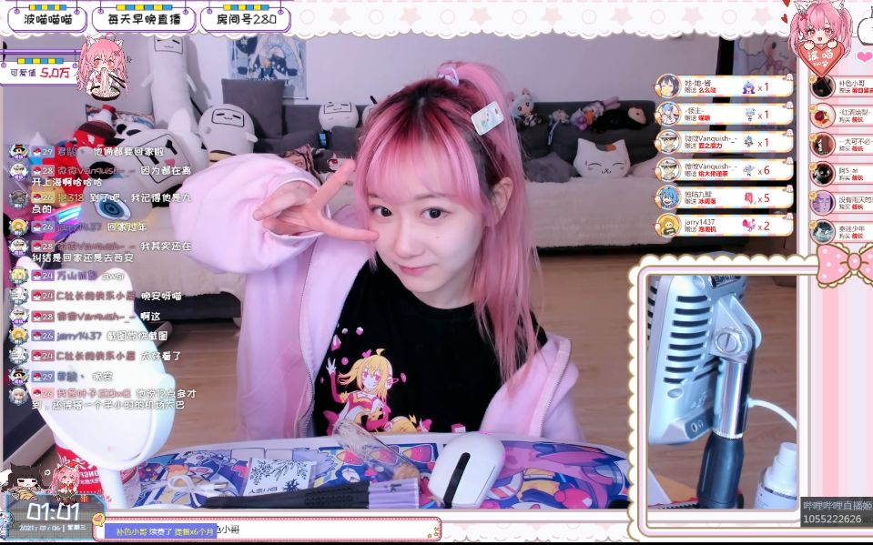 波喵录播20210105晚上小猫咪哪有什么坏心眼呢