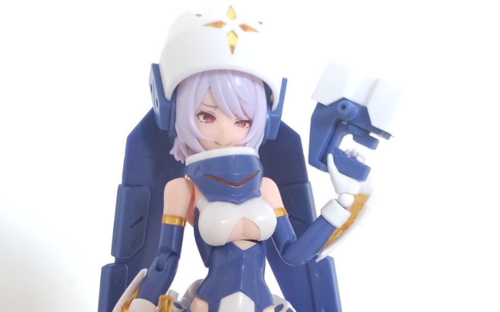 【模玩分享】女神装置14 驱魔人 素组展示 寿屋机娘