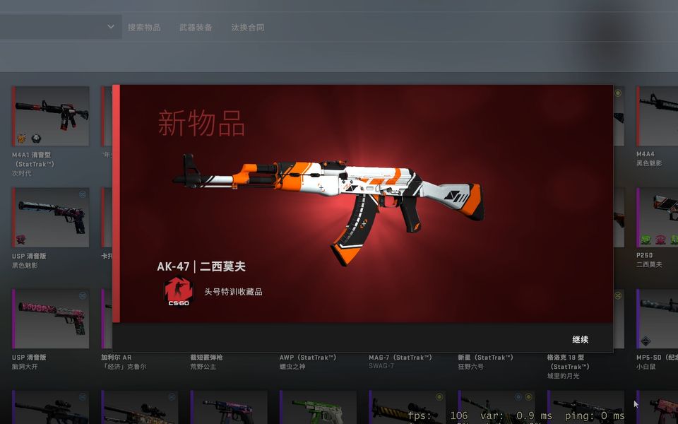 csgo二西莫夫ak模板图片