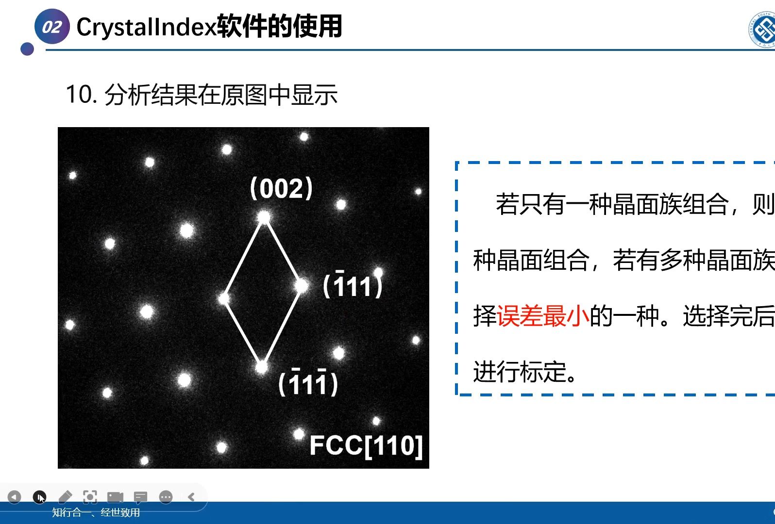 如何标定TEM衍射斑:Crystalindex软件的使用-Jennycsu-Jennycsu-哔哩哔哩视频