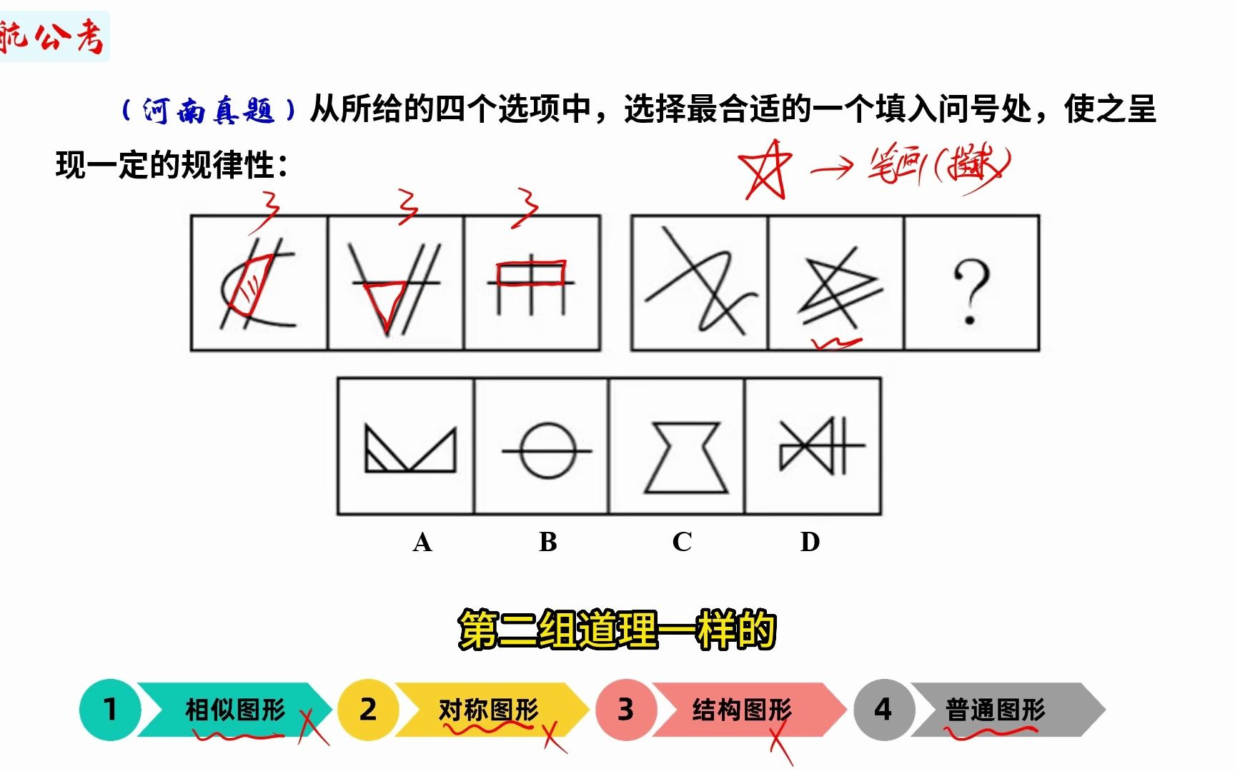 "30秒”快速解决图形推理一笔画问题哔哩哔哩bilibili