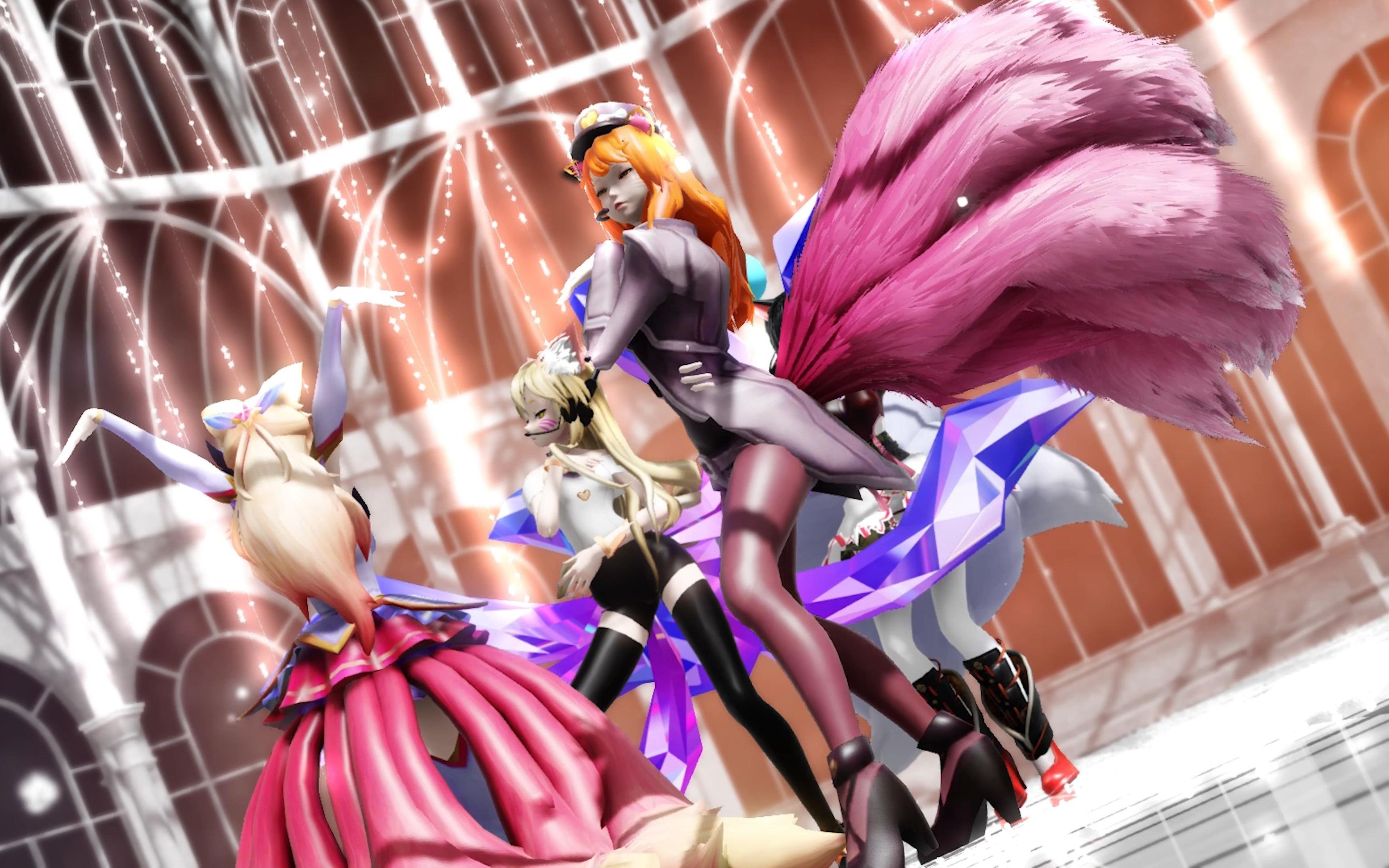 英雄联盟s10虚拟偶像4k你的四倍快乐阿狸来了