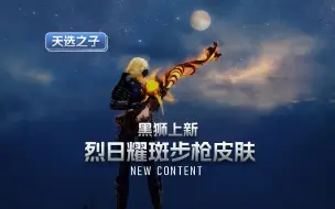 Download Video: 【天选之子】黑狮上新【烈日耀斑步枪皮肤】强势登场！