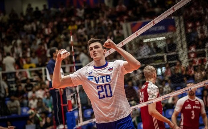 【男排】俄罗斯国家队副攻 库尔卡耶夫 vnl2019_哔哩哔哩 (゜-゜)つロ