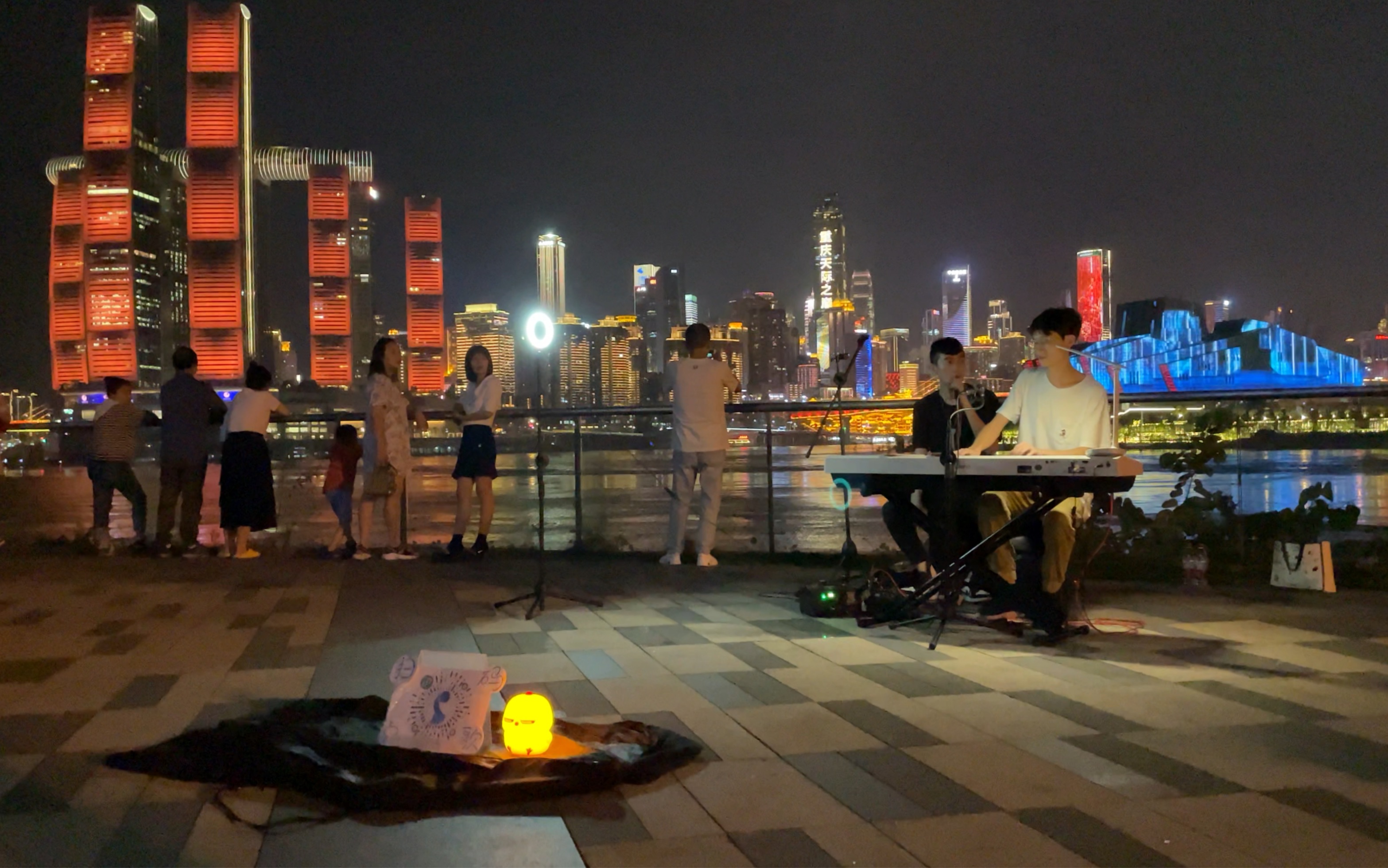 重庆北滨路夜景图片