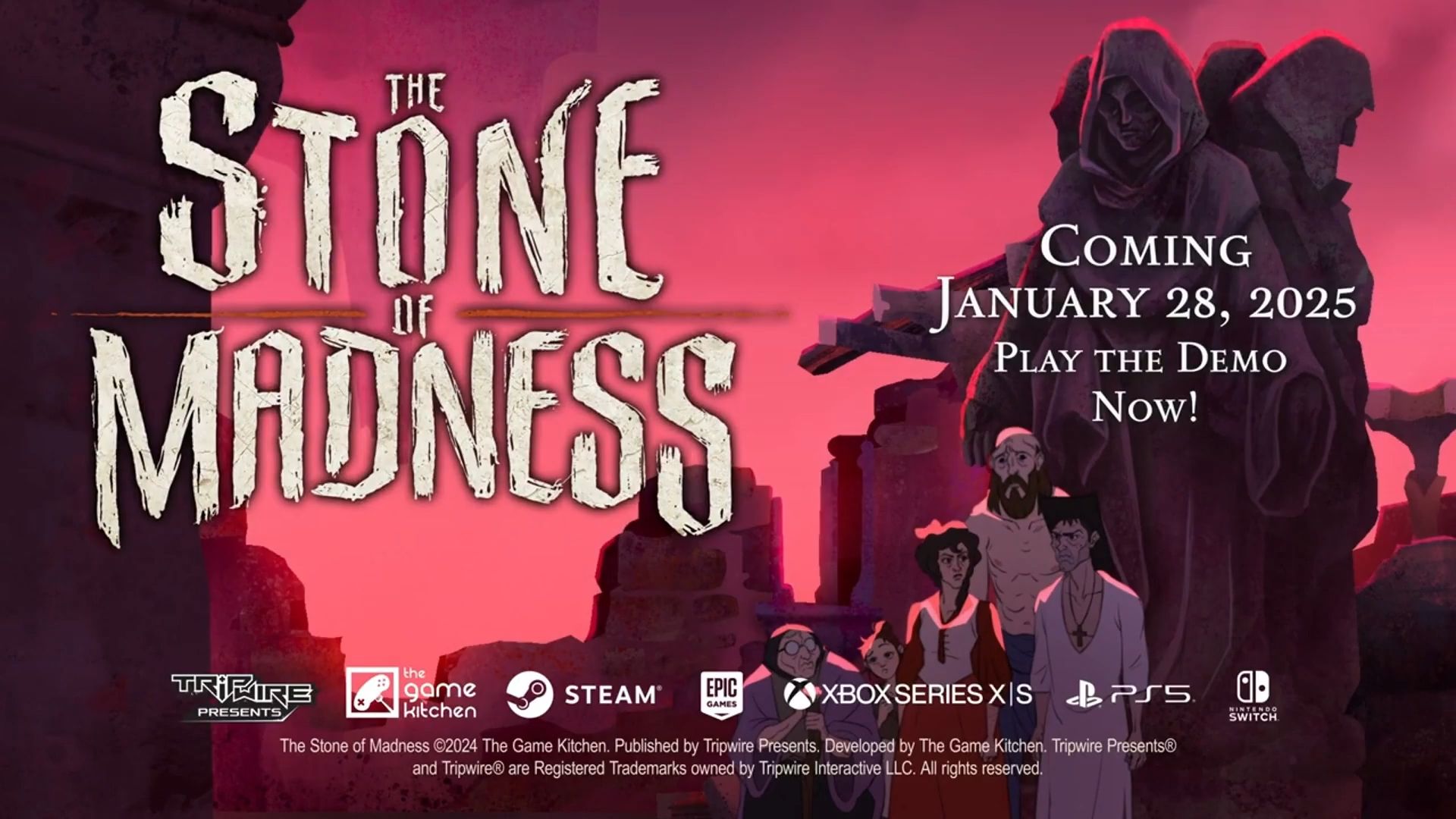 即时战术潜行游戏《疯狂之石 The Stone of Madness》2025年1月29日网络游戏热门视频