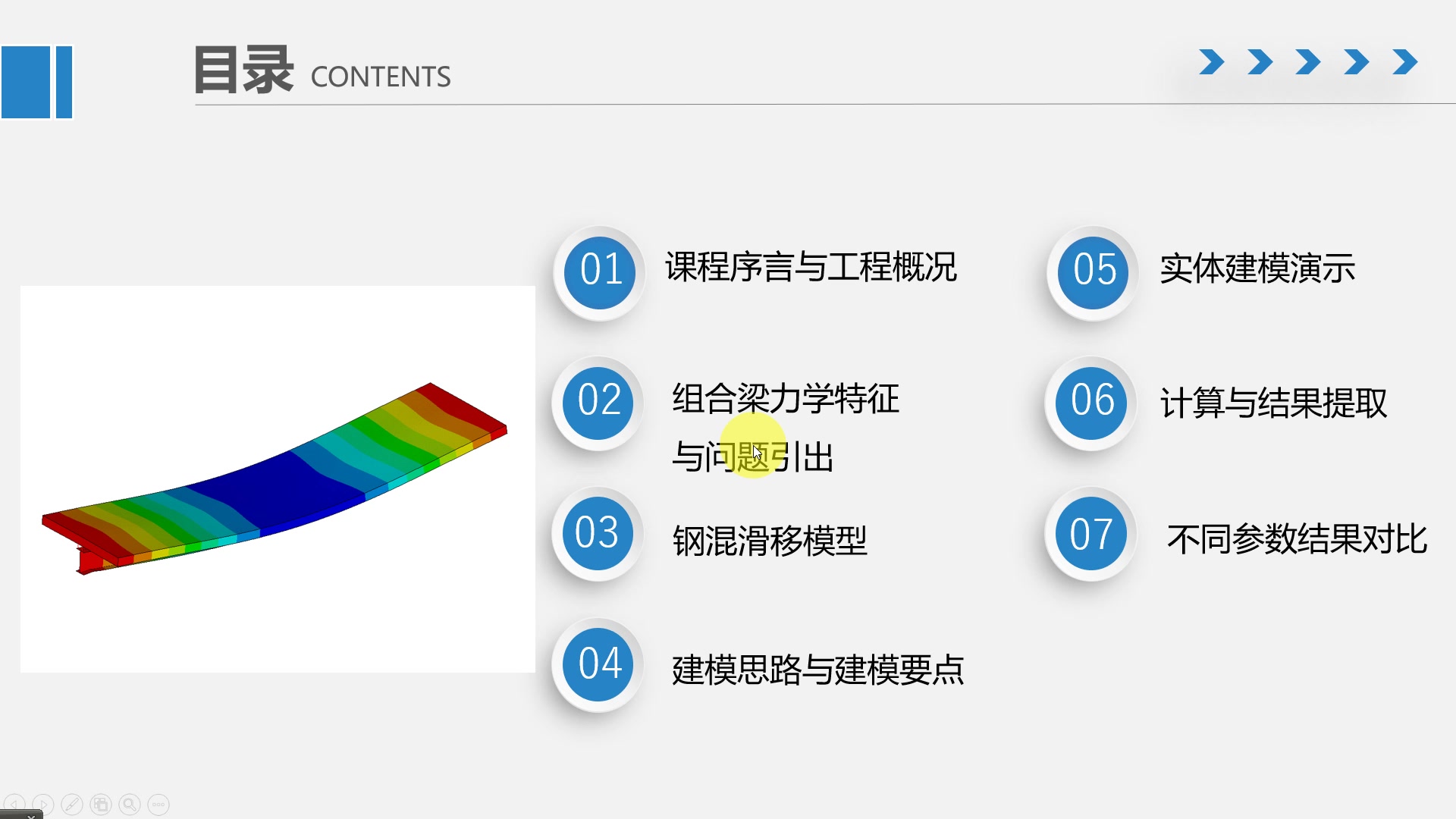 基于ANSYS钢混组合梁分析之组合梁力学特征与问题引出(2)哔哩哔哩bilibili