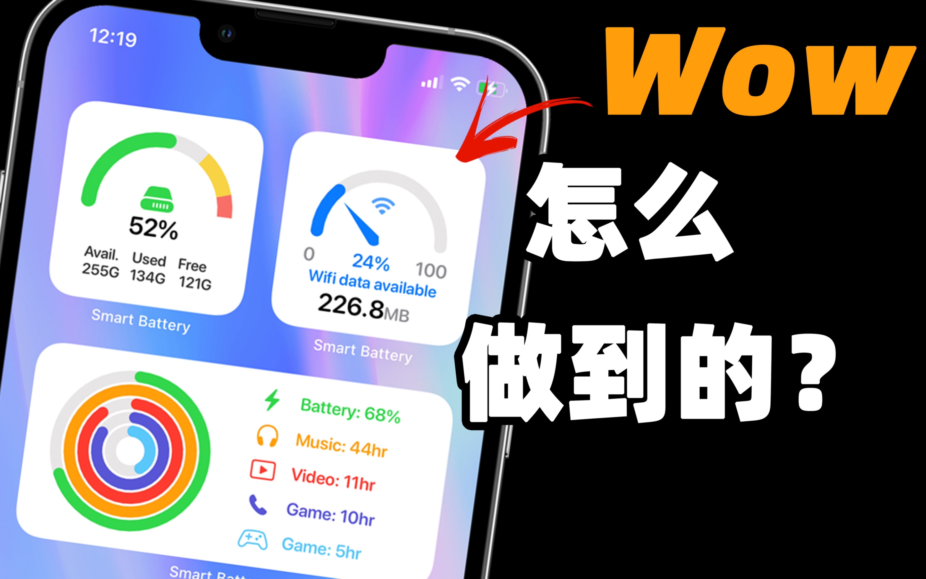 iPhone黑客级组件APP|自定义小组件显示信息|手机美化组件哔哩哔哩bilibili