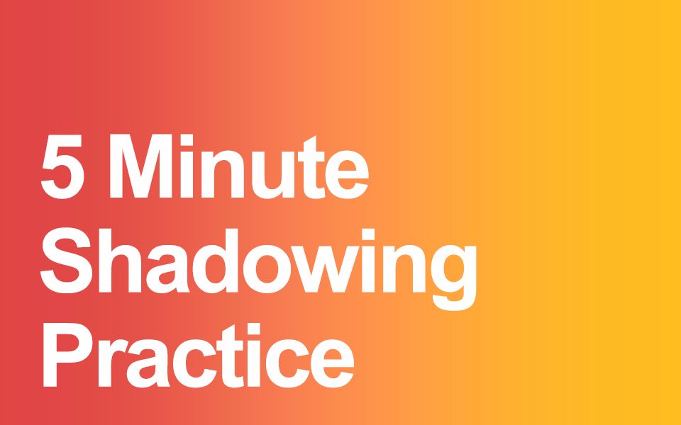 [图]【英语】21天挑战五分钟时文快读合辑 Shadowing Practice 美音中级 | 跟读训练