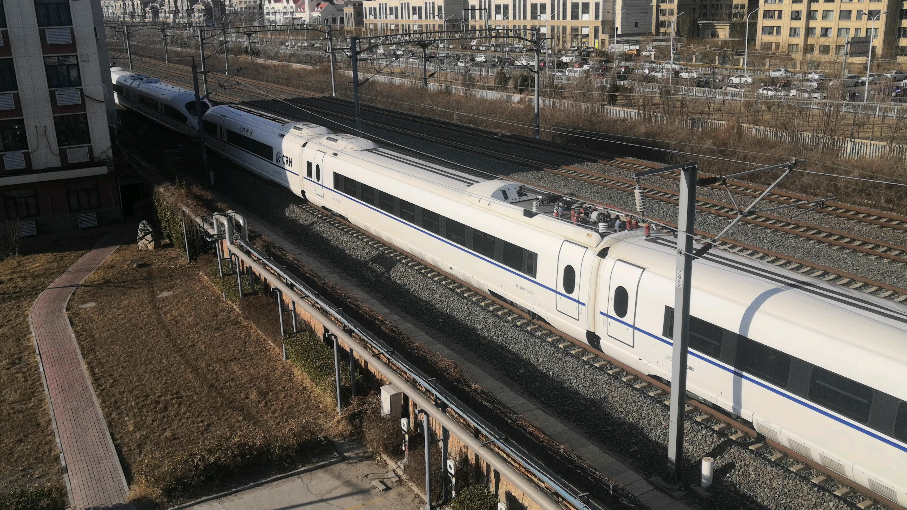 crh380bg重联动车图片