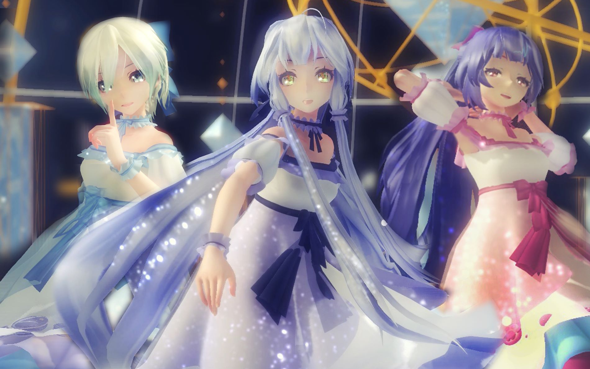 (ノ≧63≦)ノ【言和星尘心华mmd】【松云可可挞】