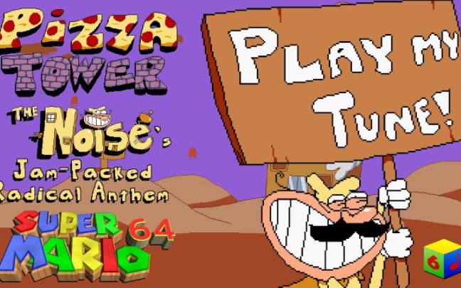 [图]Pizza Tower - Noise's Jam-Packed Radical Anthem | SM64 Remix