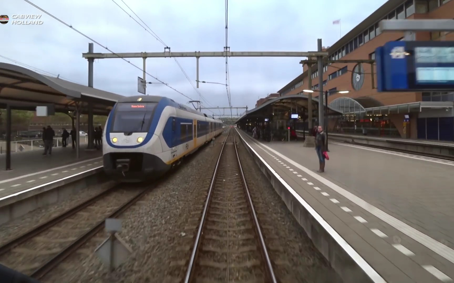 长期更新火车第一人称前方展望pov8荷兰阿姆斯特丹霍夫多普的短途火车