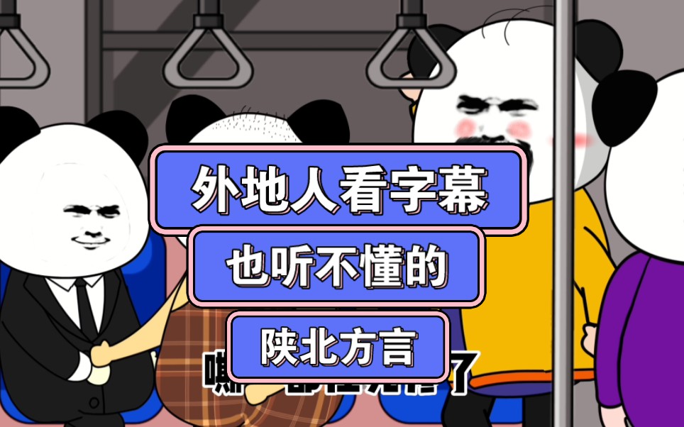 外地人看字幕也听不懂的陕北方言
