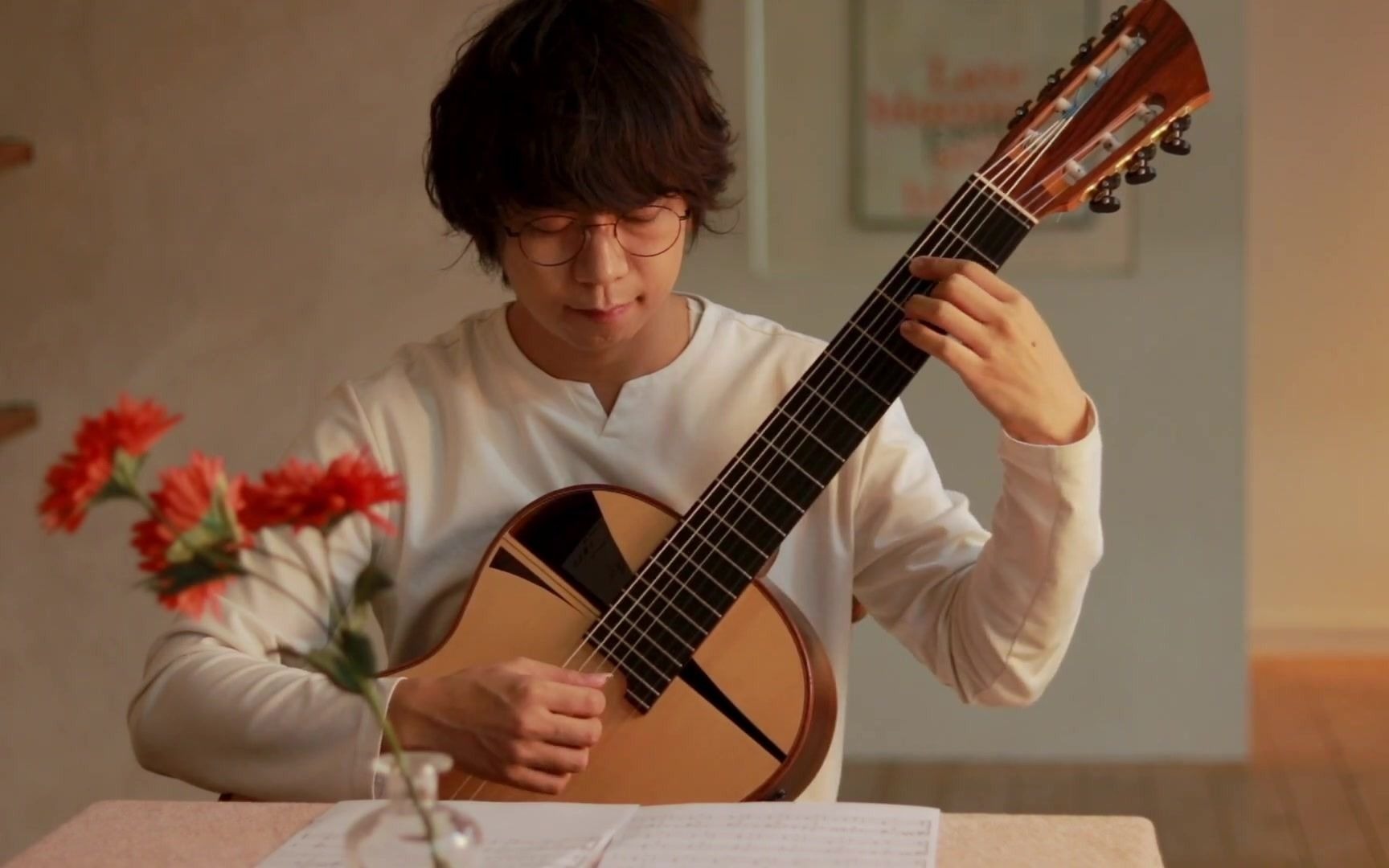 [图]3 Gymnopedies_ No. 1, Lent et douloureux (Arr. for Guitar by Jeremy Choi)_玄秘曲第一号