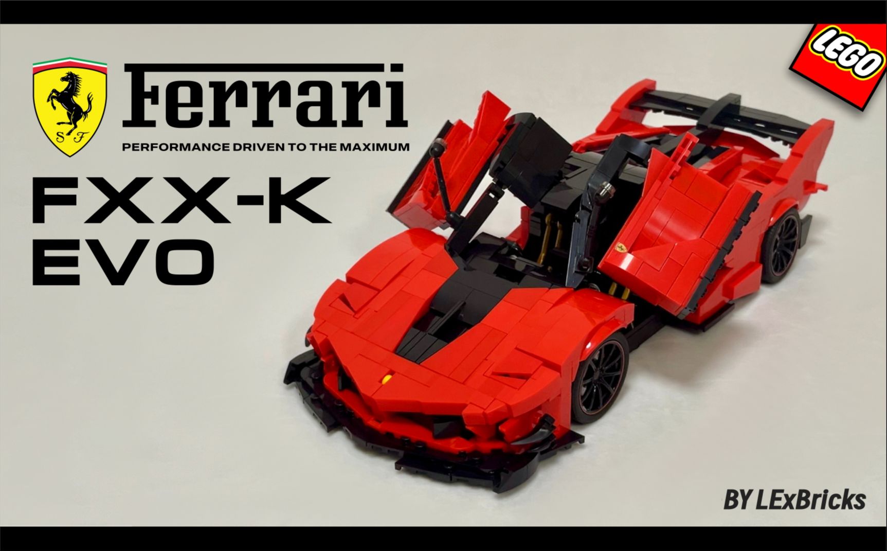 赛道利器 法拉利fxx-k evo 乐高moc