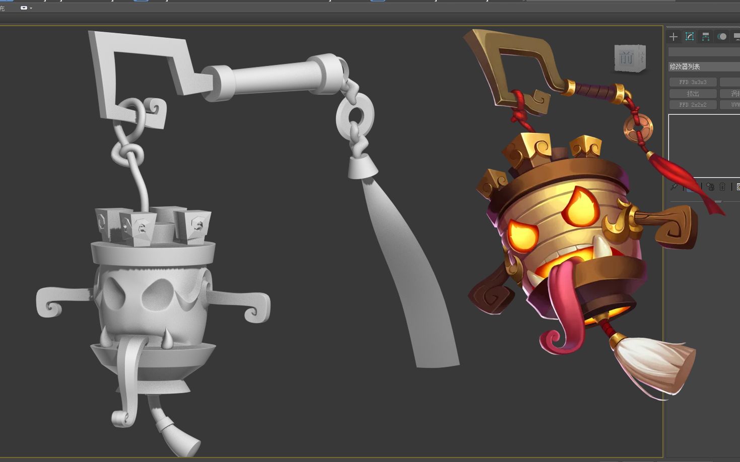 3dmax基础:游戏场景道具制作 超详细建模案例讲解(下)