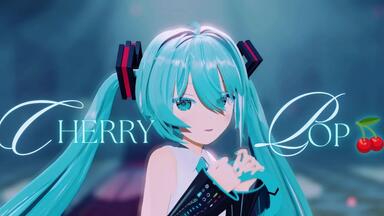 MMD】スノートリック（ふわふわぬいぐるみ初音ミク）【搬运】_哔哩哔哩