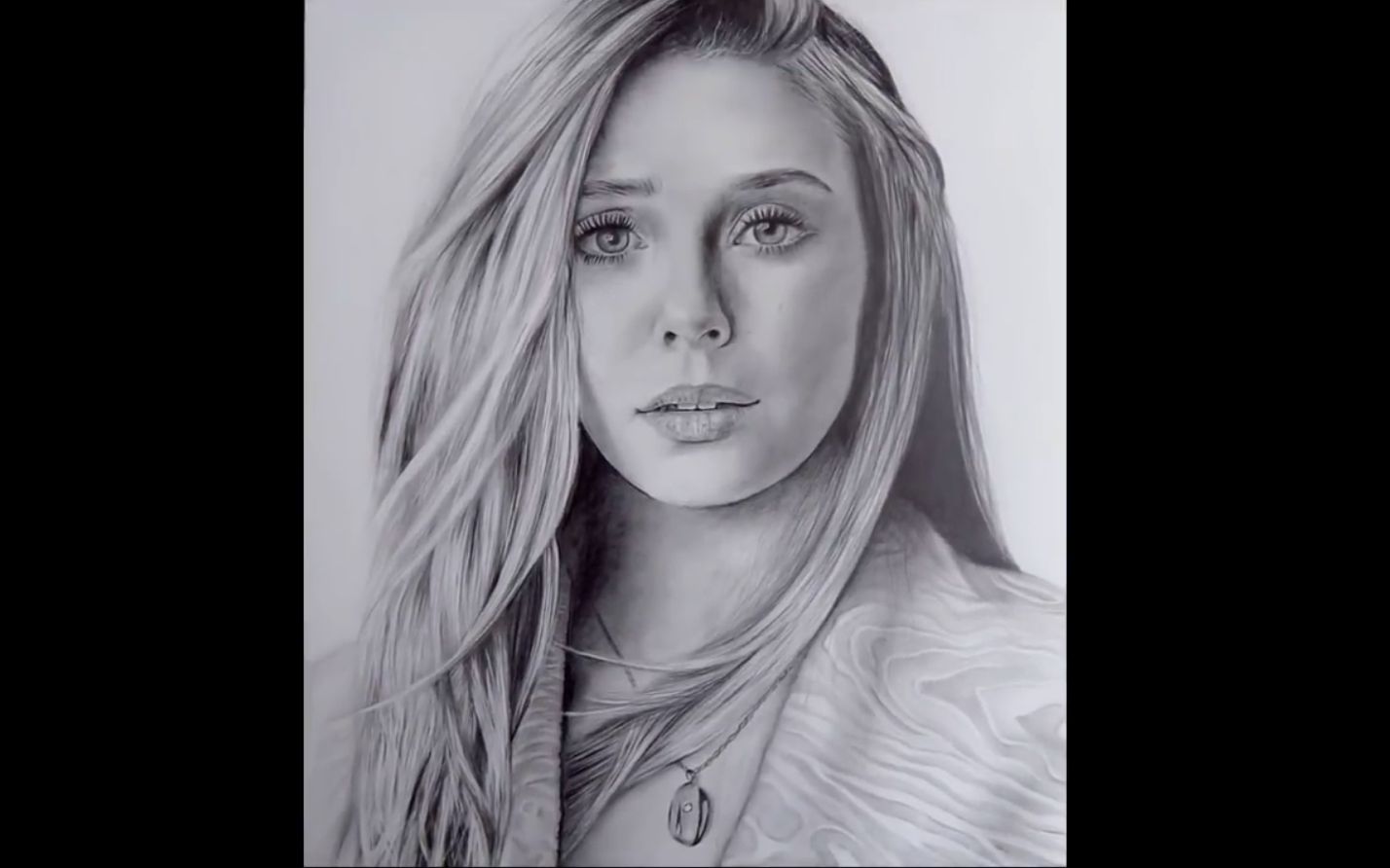 伊丽莎白·奥尔森elizabeth olsen-绯红女巫,素描
