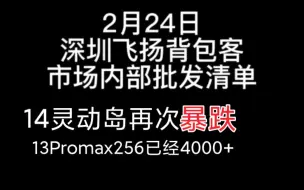 Download Video: 【华强北供应链】揭秘华强北内部拿货价，14灵动岛再次遇冷，13Promax256挺进4000*