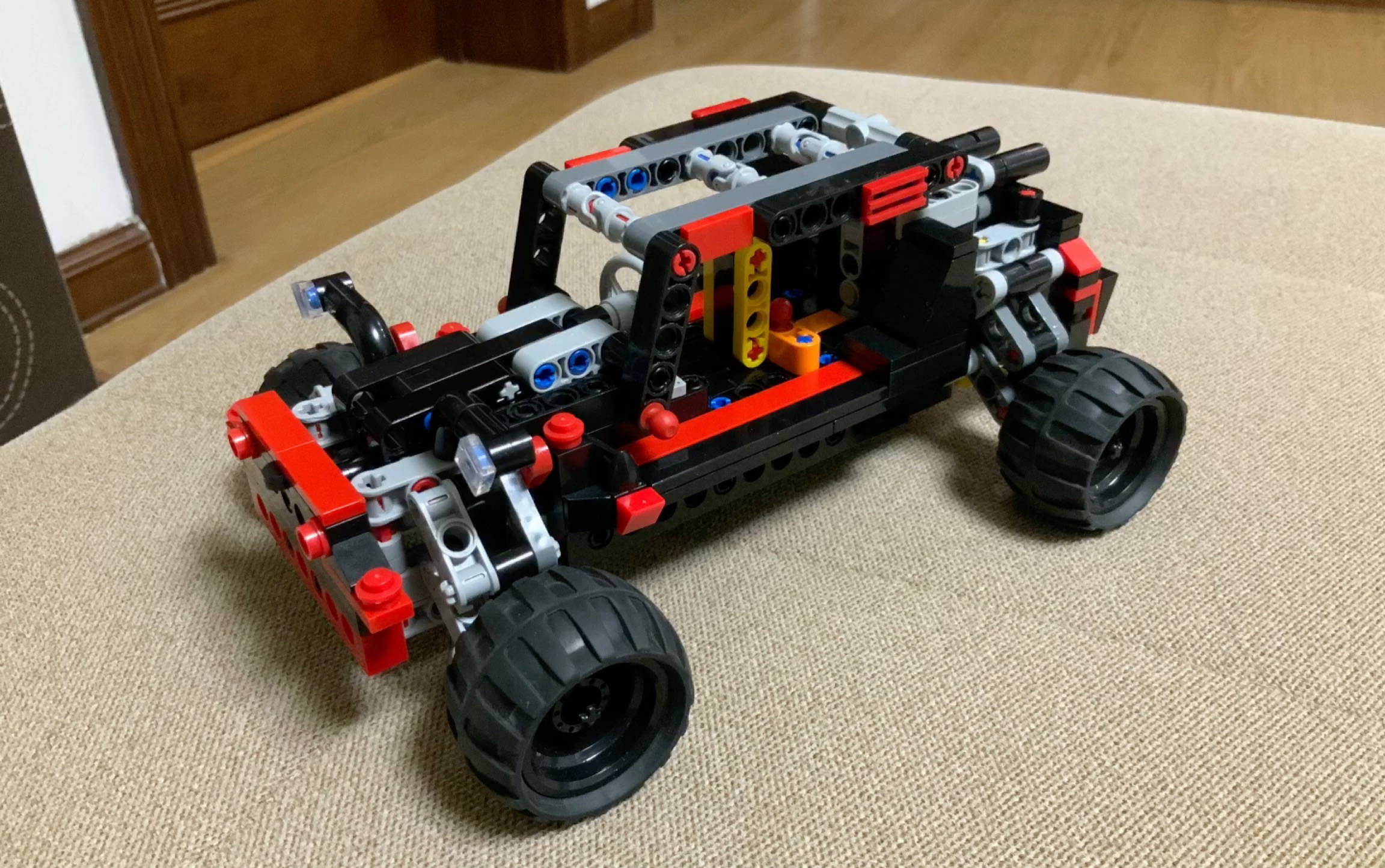 自制乐高越野小车三连