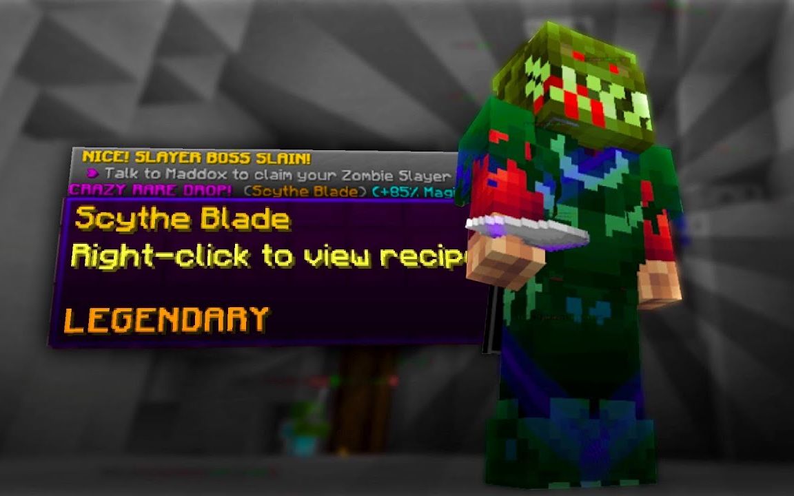 hypixelskyblock我通过升级宠物得到了一把镰刀