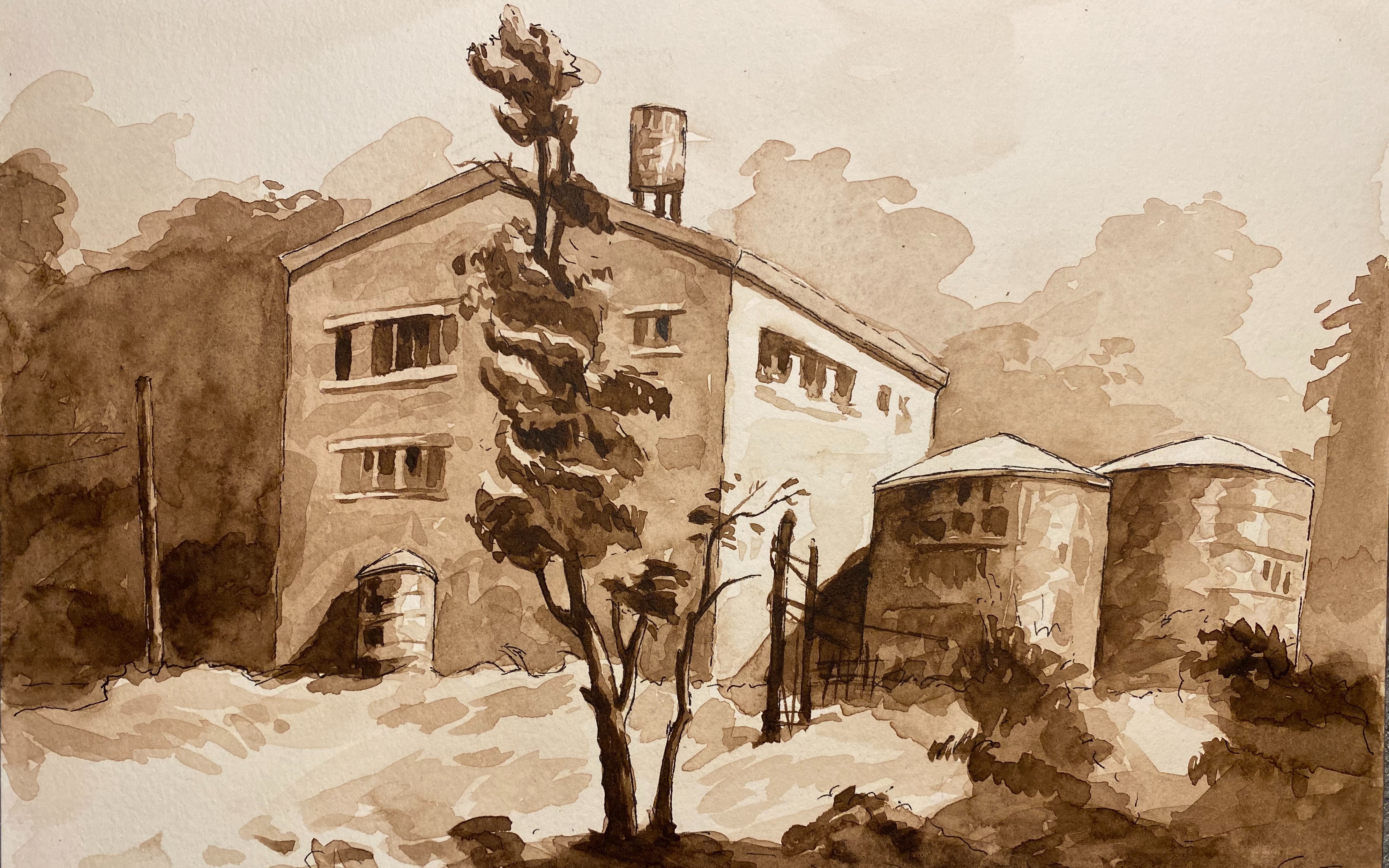 单色水彩练习(下)