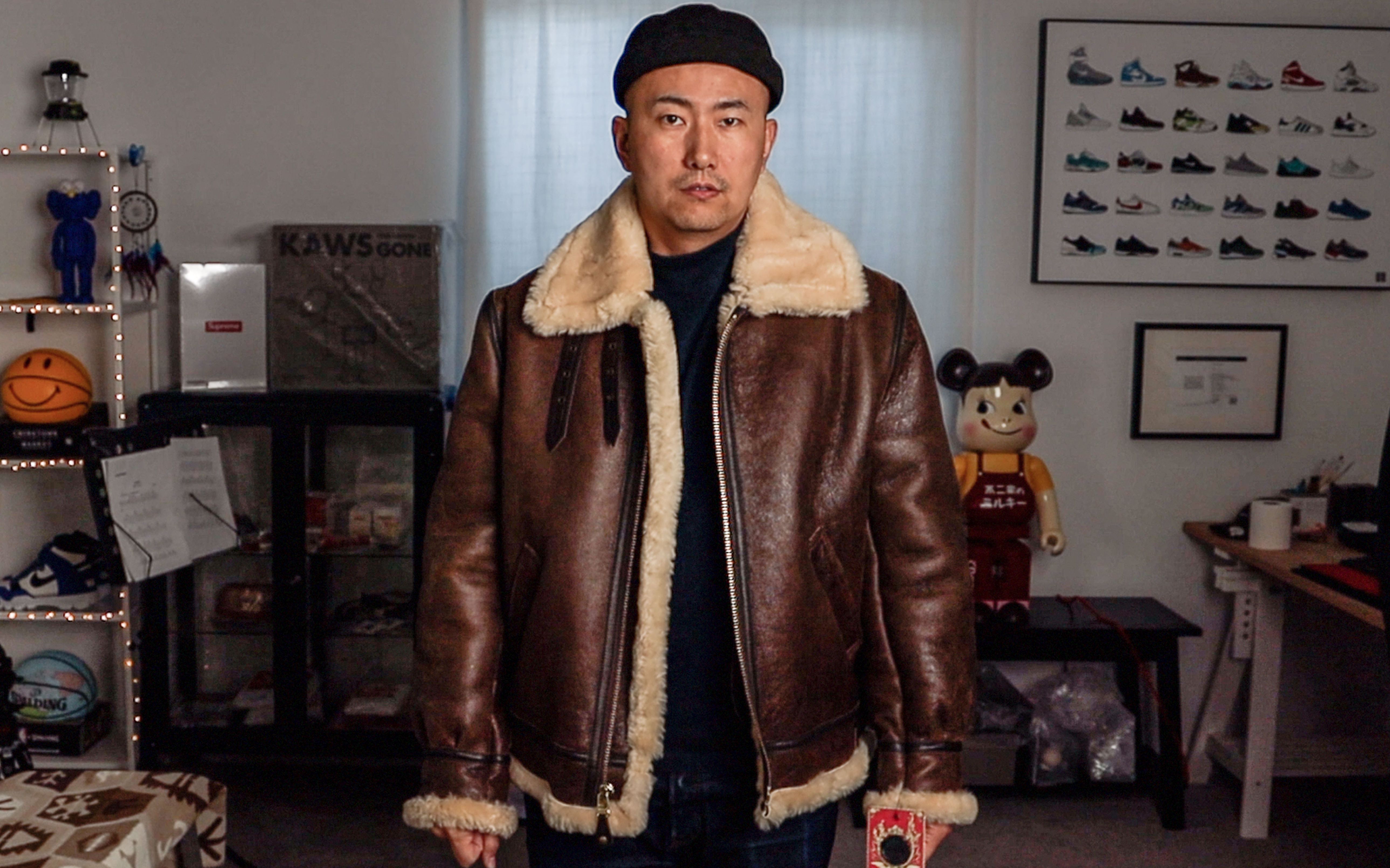 [图]皮衣中的战斗机！B-3飞行员复古夹克 - Schott NYC B-3 Shearling Jacket