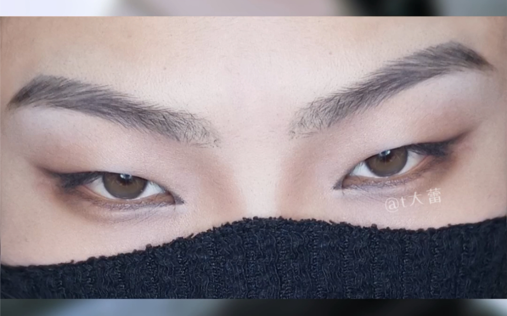 单眼皮肿泡眼新手必学漫画眼妆61男眼妆_哔哩哔哩_bilibili