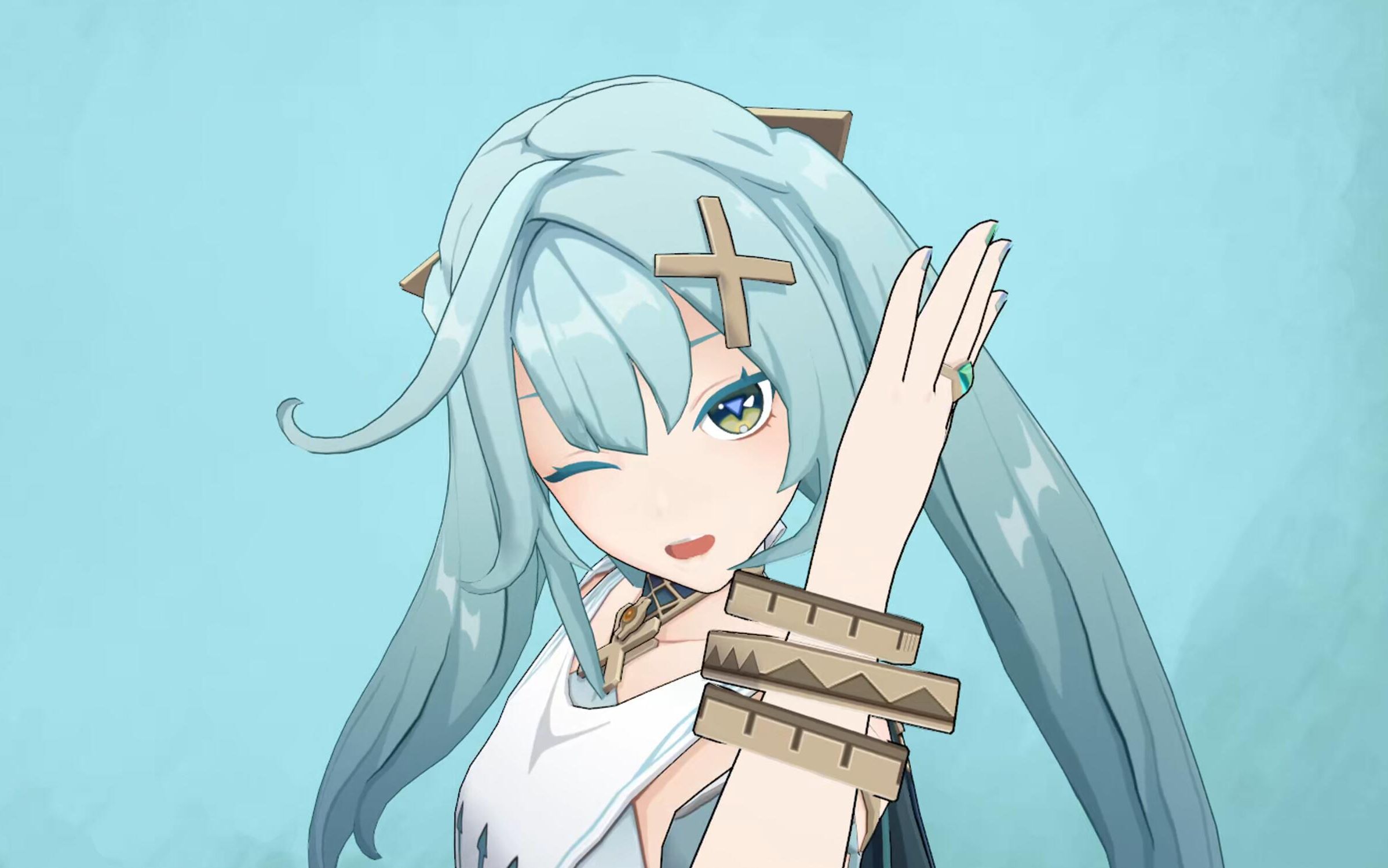 原神珐露珊/weekender girl mmd